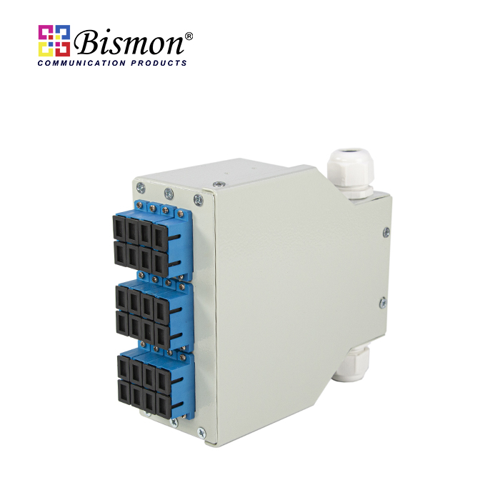 DIN-Rail-24-Core-Wall-Box-fiber-optic-cable-with-SC-adapter-Single-mode